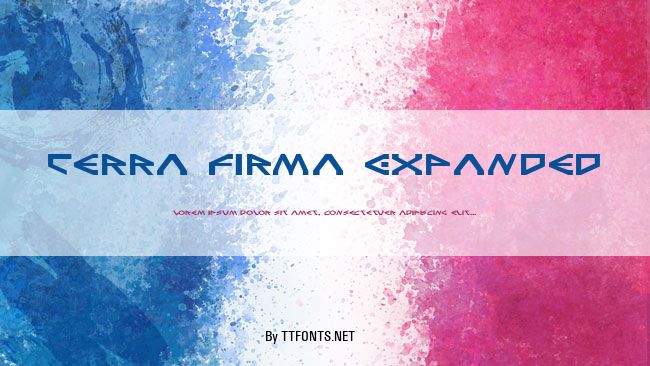 Terra Firma Expanded example